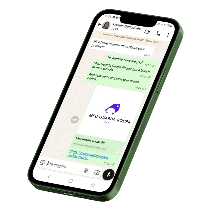 Sell directly via WhatsApp and receive online payments