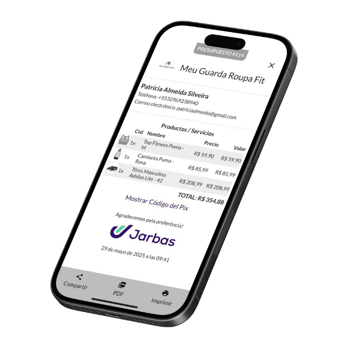 Sistema de presupuestos: organice y venda con eficiencia