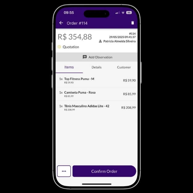 Register quotations in a few clicks