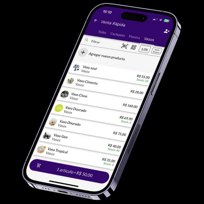 Organización de productos por categoría