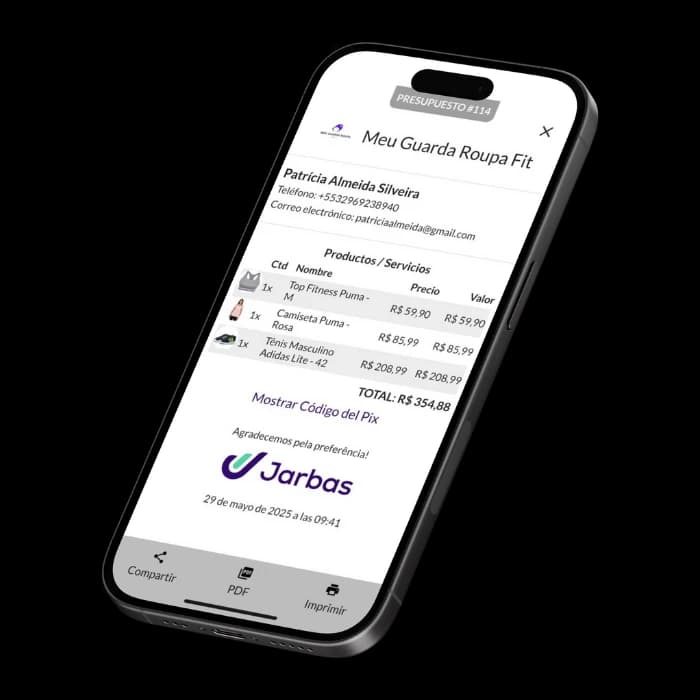 Sistema de presupuestos: organice y venda con eficiencia